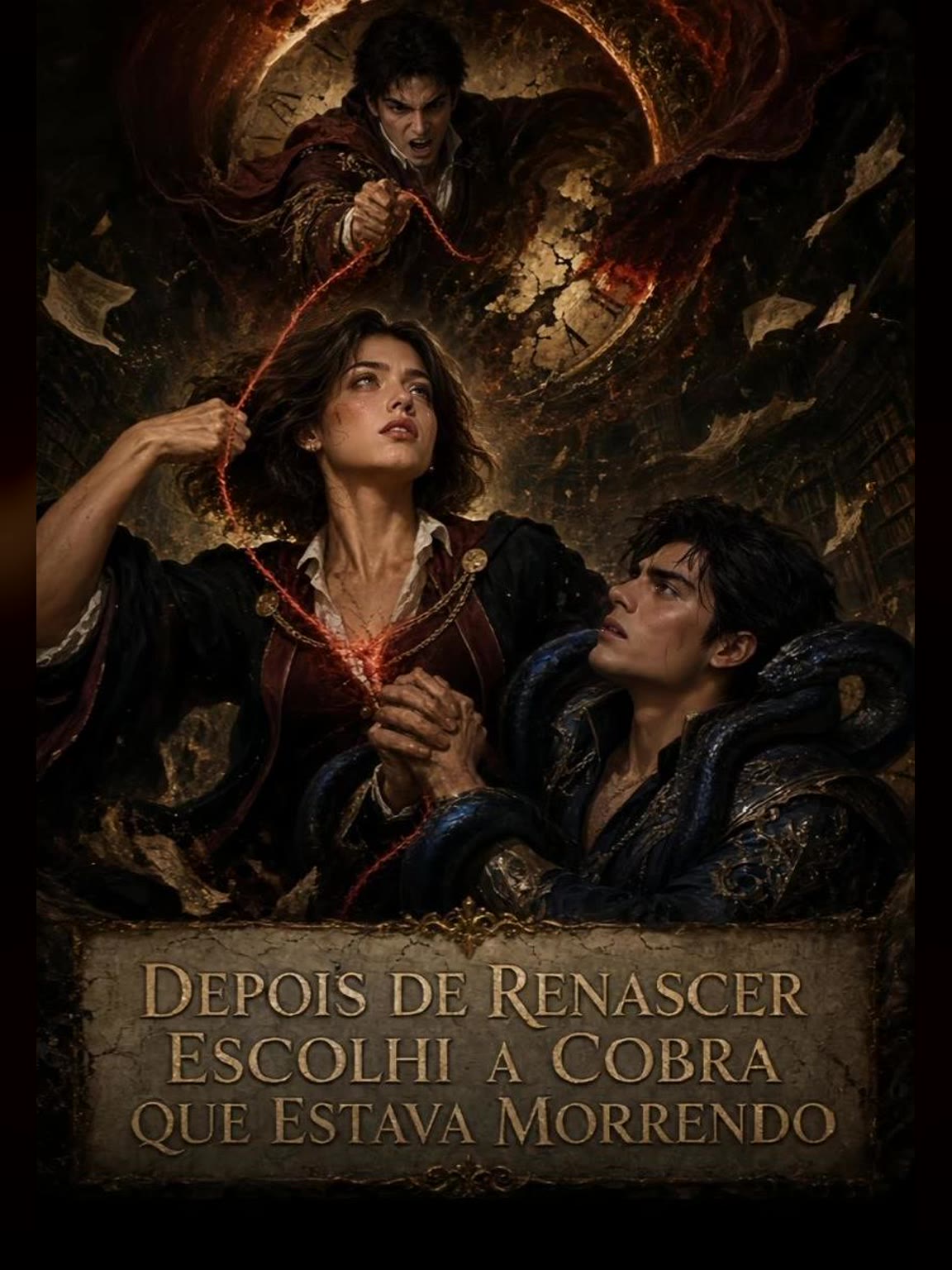 Capa de Depois de Renascer Escolhi a Cobra que Estava Morrendo