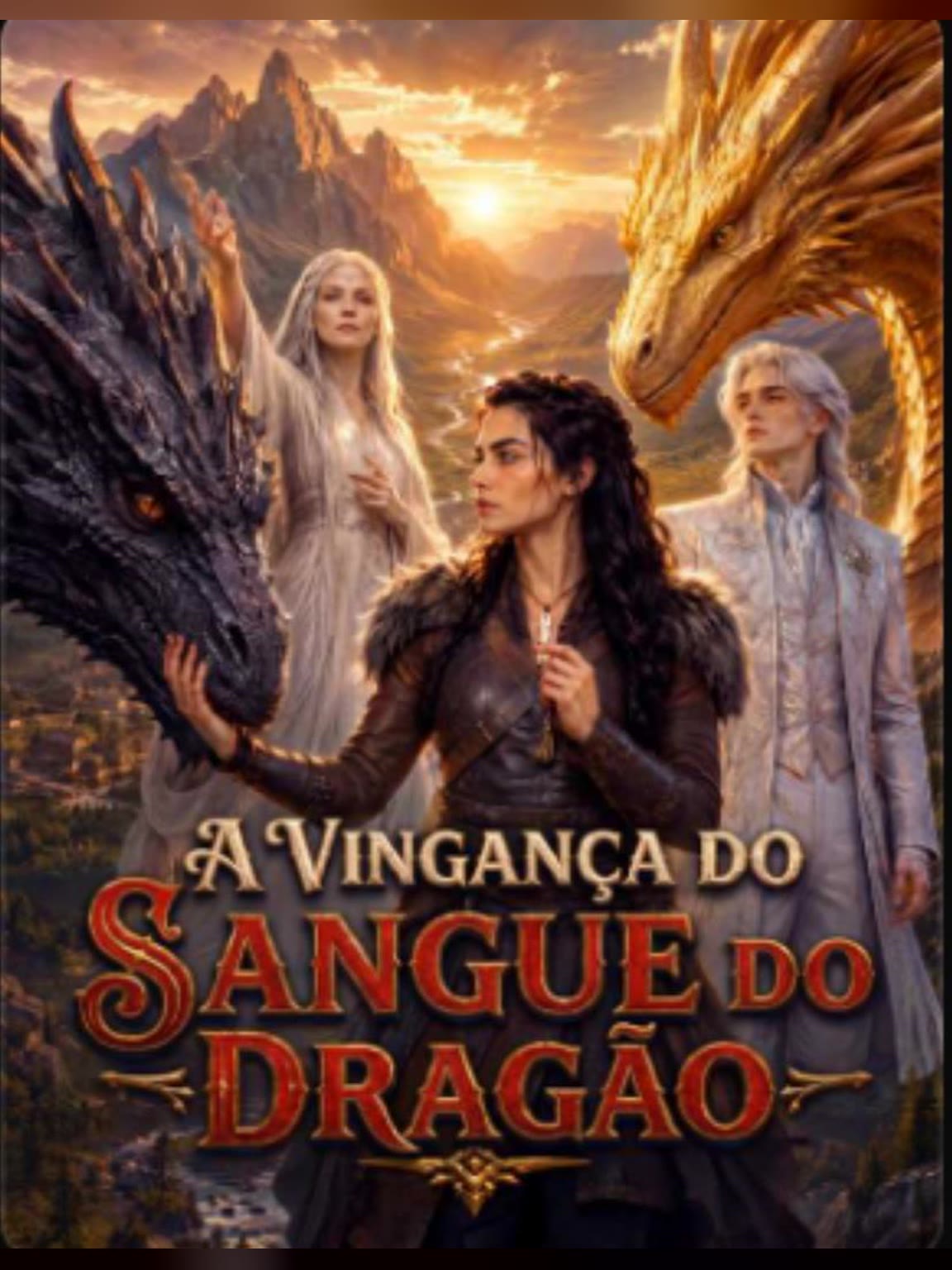 Capa de A Vingança do Sangue do Dragão