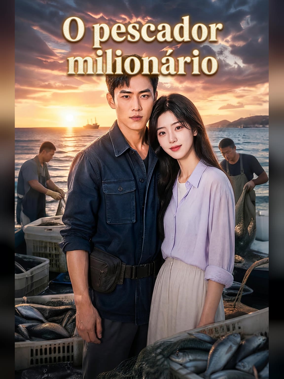 Capa de O pescador milionário