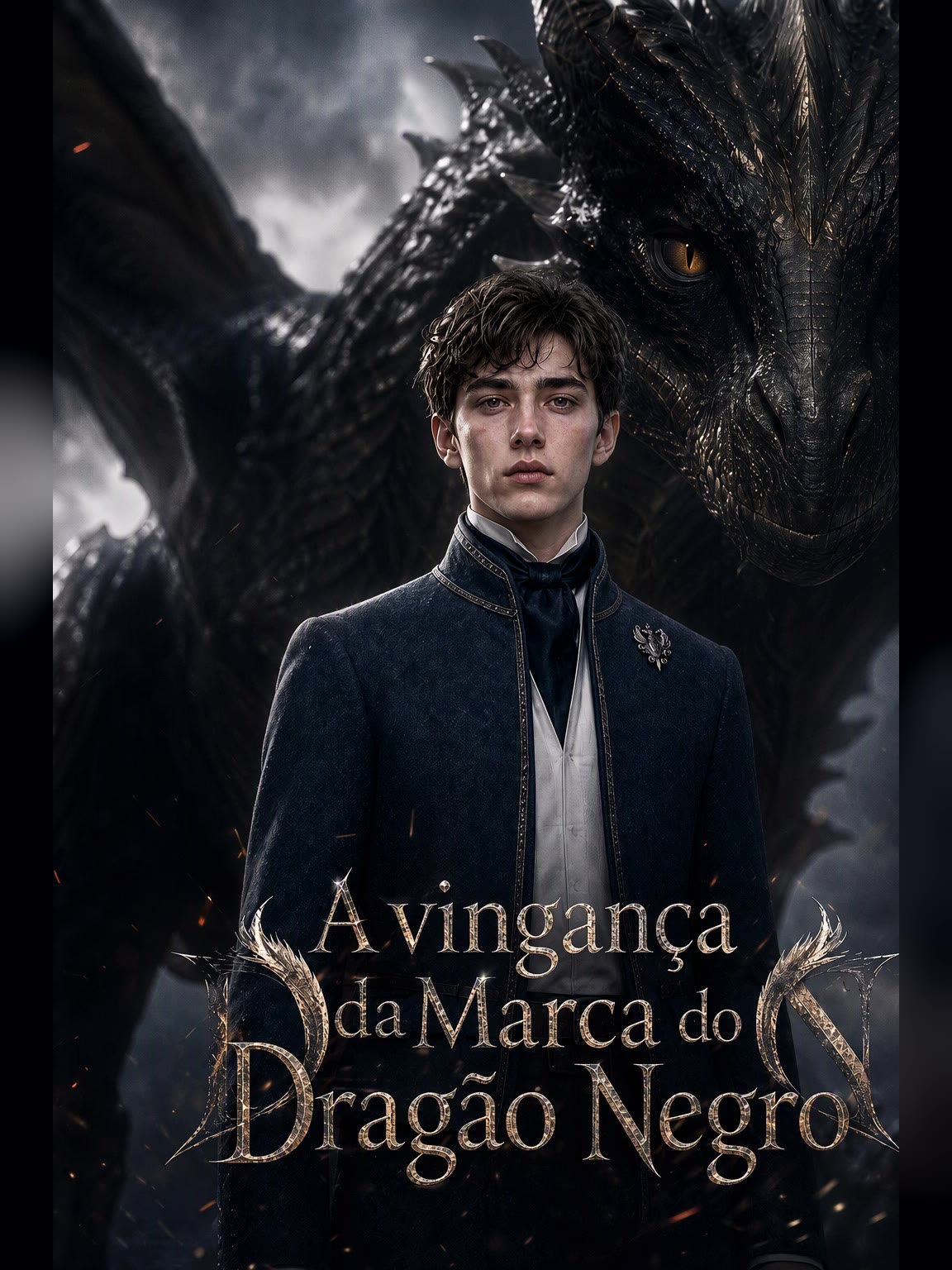Capa de A vingança da Marca do Dragão Negro