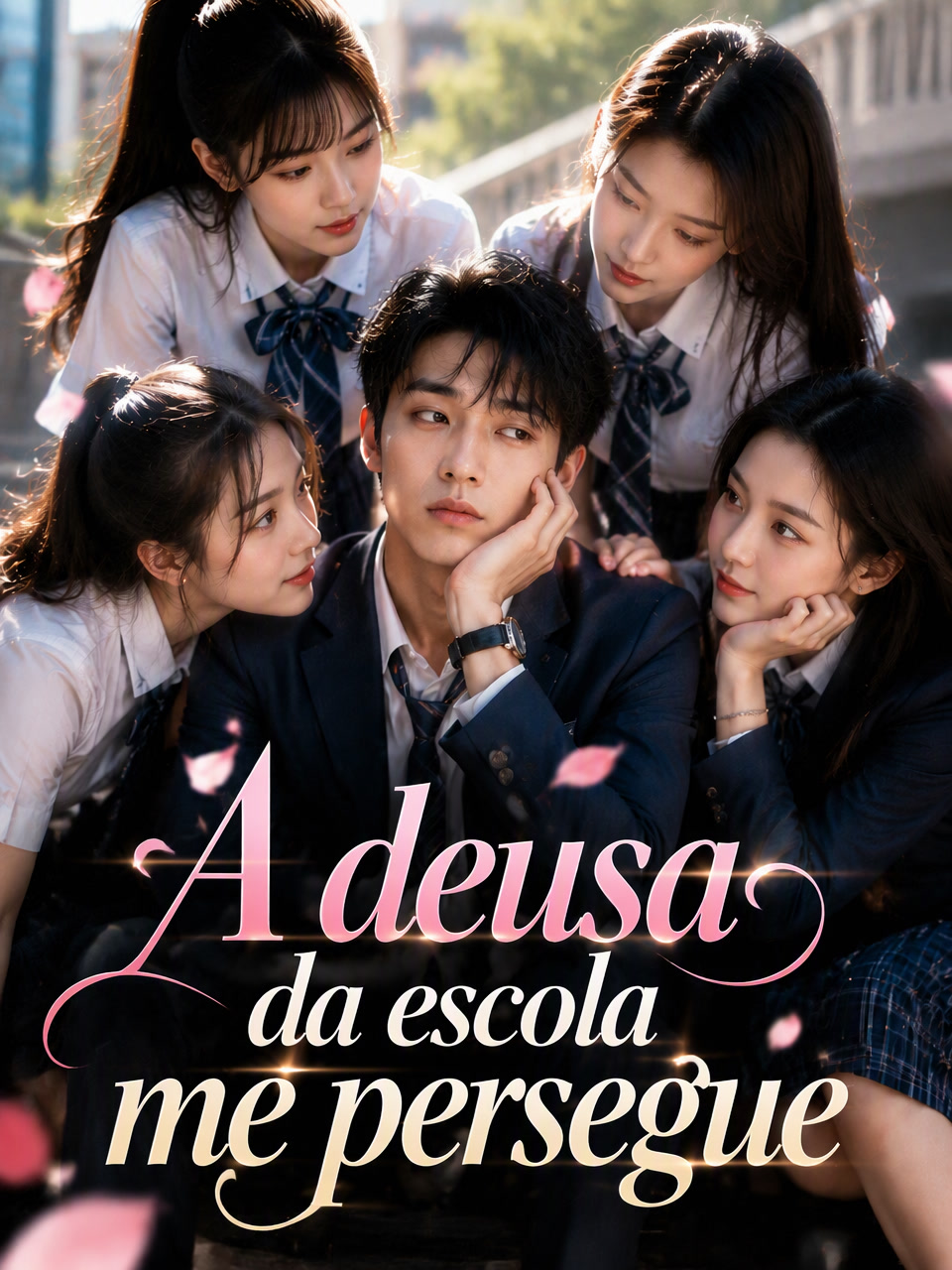 Capa de A deusa da escola me persegue