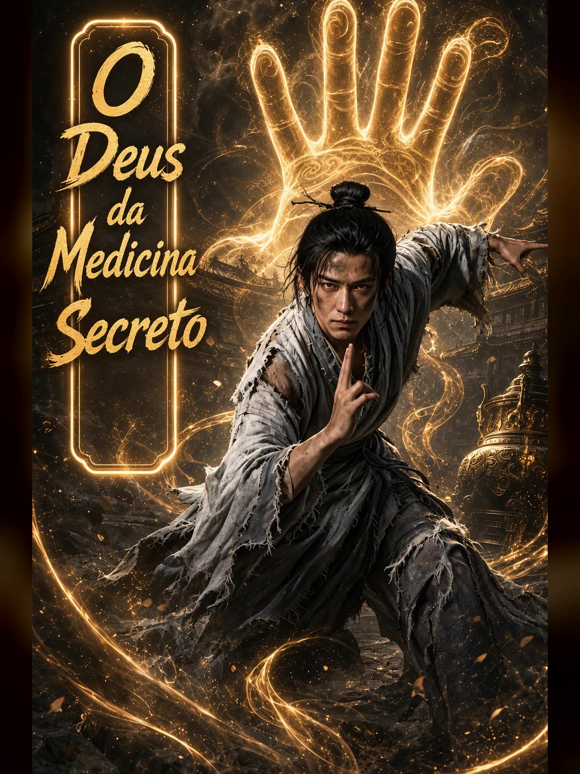Capa de O Deus da Medicina Secreto