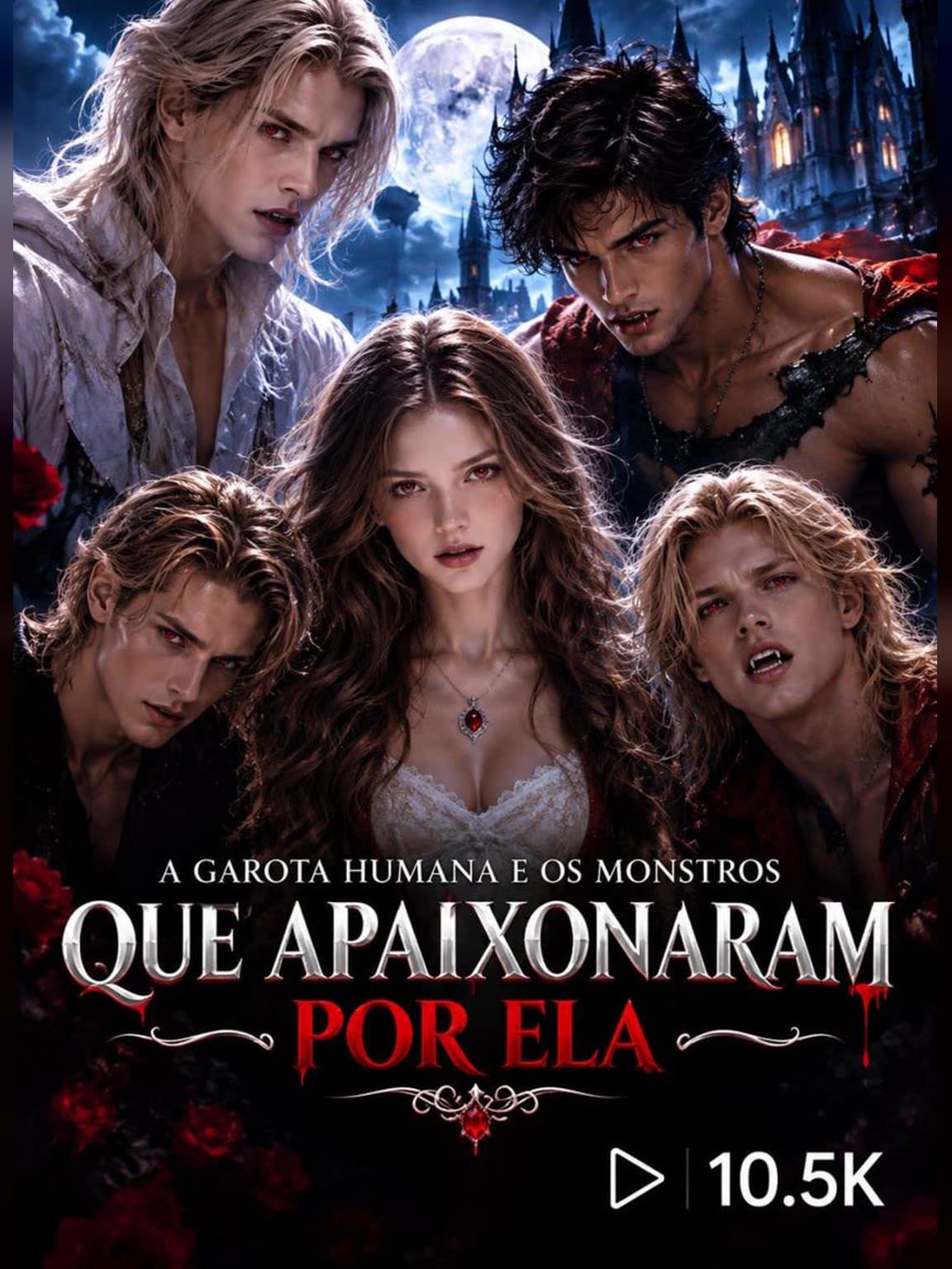 Capa de A Garota Humana e os Monstros que Apaixonaram por Ela
