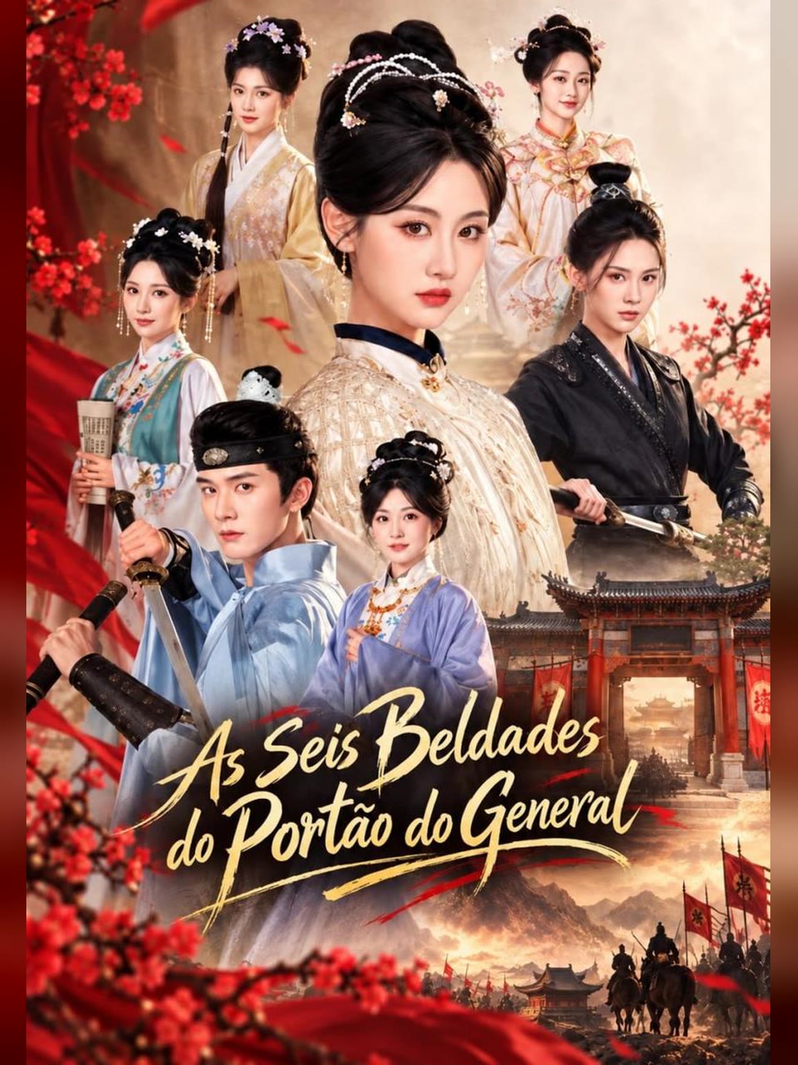 Capa de As Seis Beldades do Portão do General