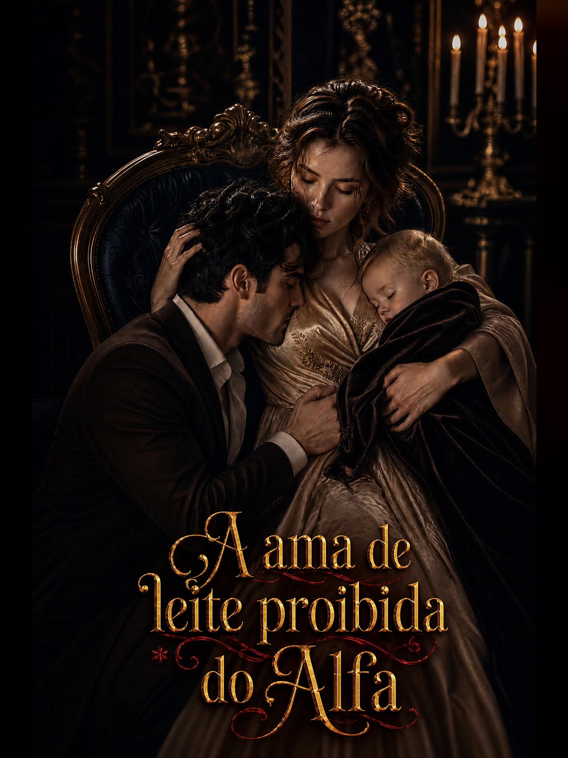Capa de A ama de leite proibida do Alfa