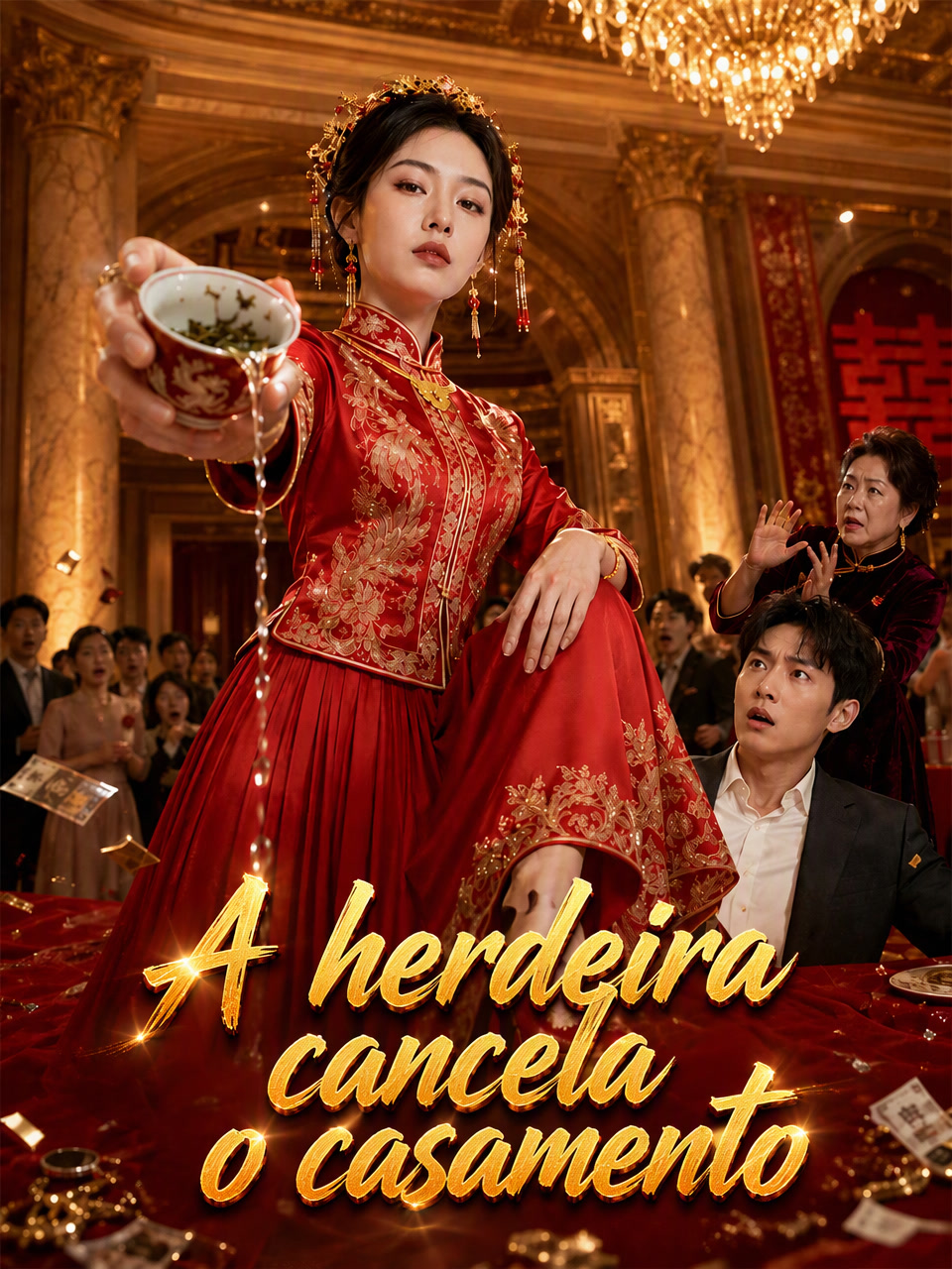 Capa de A herdeira cancela o casamento