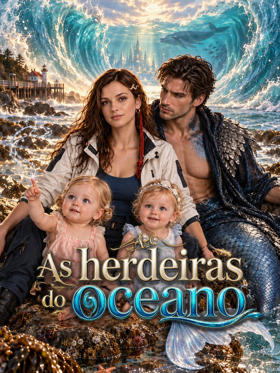 Capa de As herdeiras do oceano