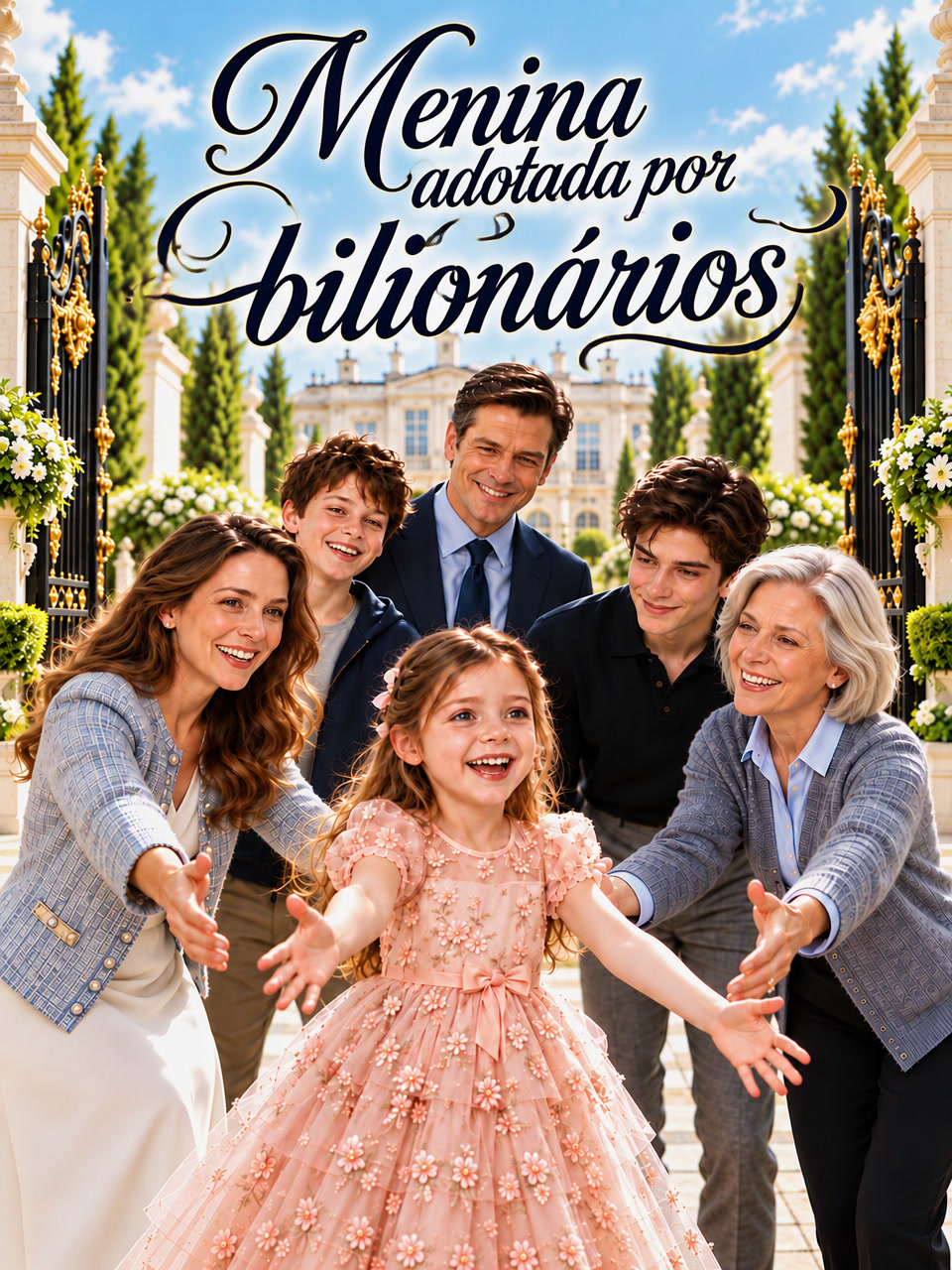 Capa de Menina adotada por bilionários