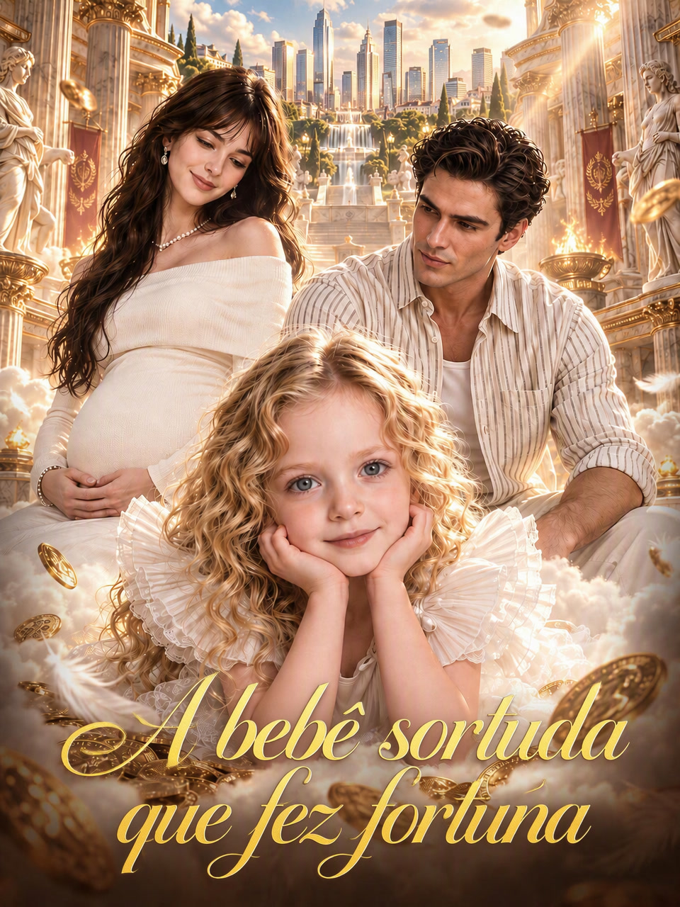 Capa de A bebê sortuda que fez fortuna