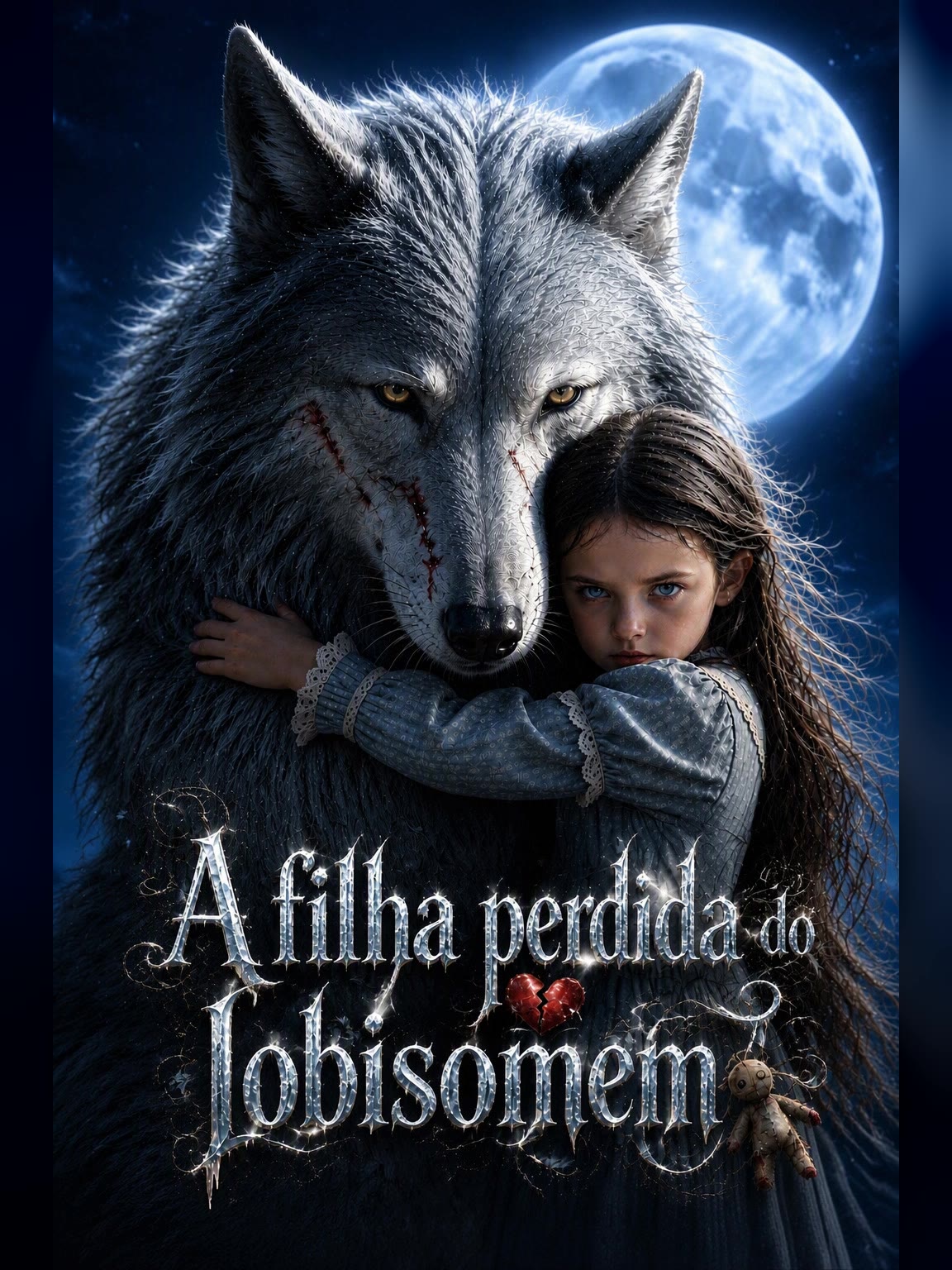 Capa de A filha perdida do lobisomem