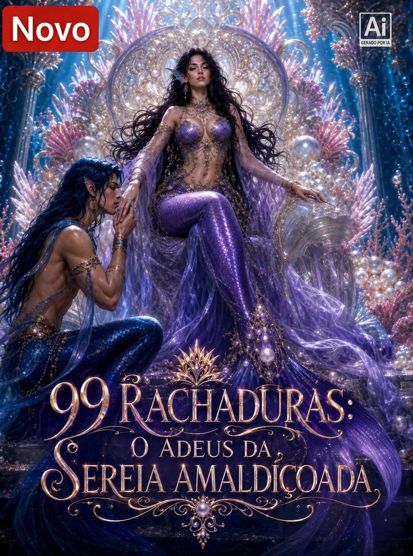 Capa de 99 Rachaduras - o Adeus da Sereia Amaldiçoada