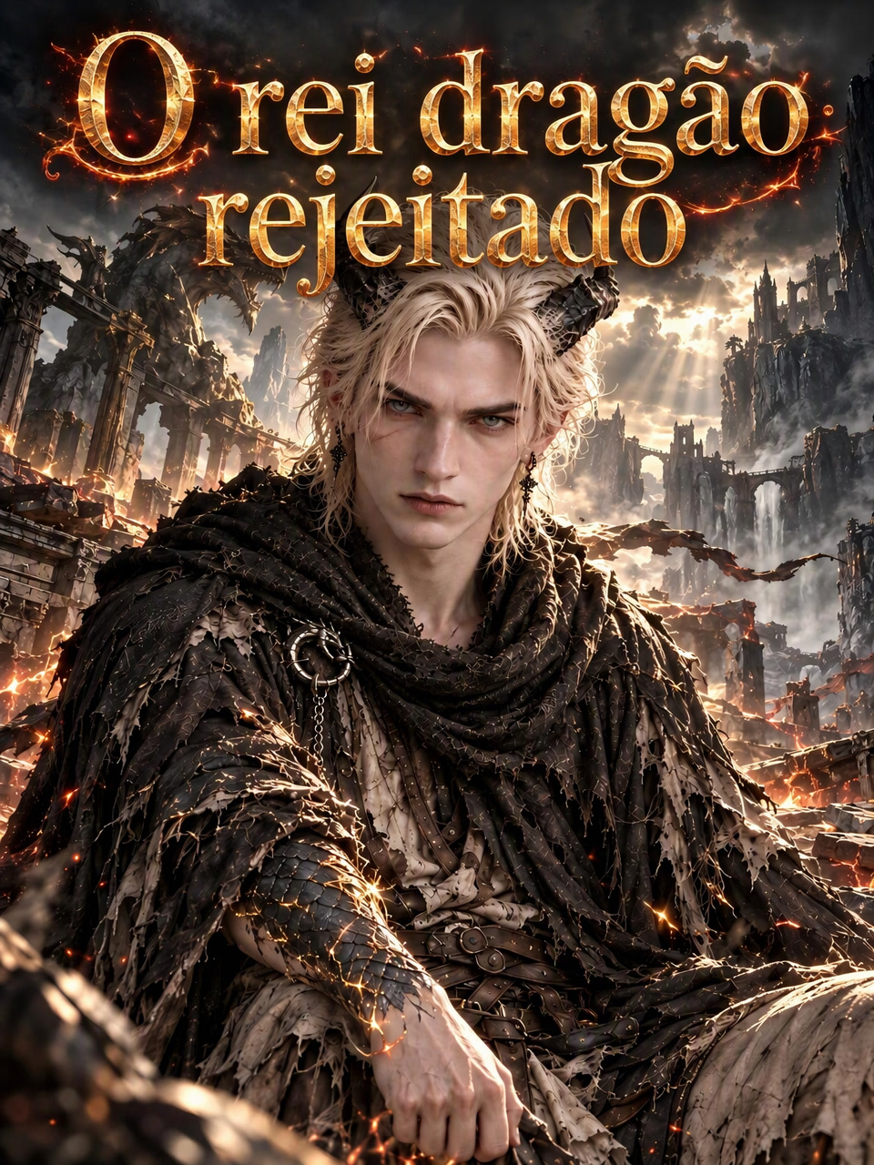 Capa de O rei dragão rejeitado
