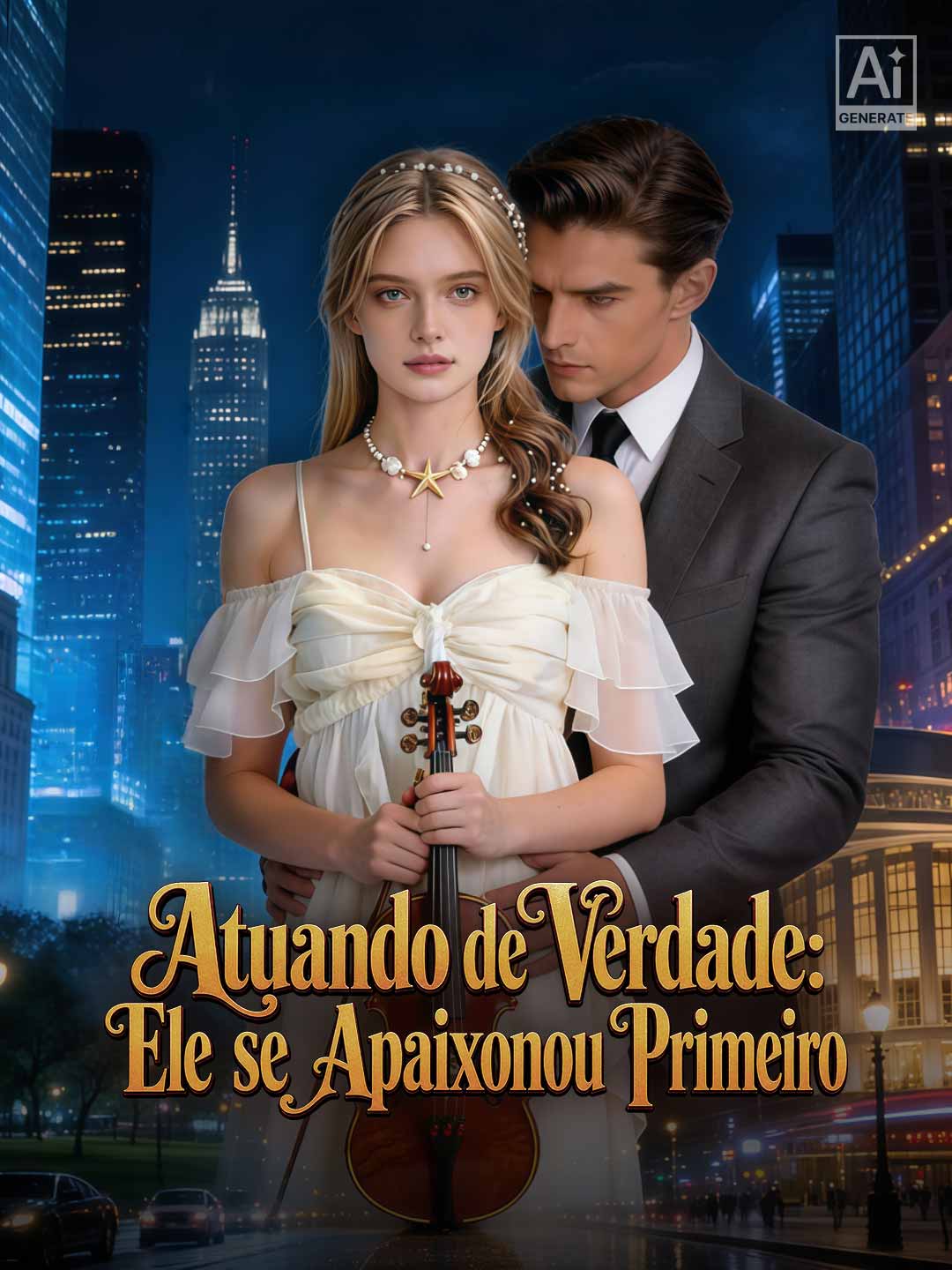 Capa de Atuando de Verdade - Ele se Apaixonou Primeiro
