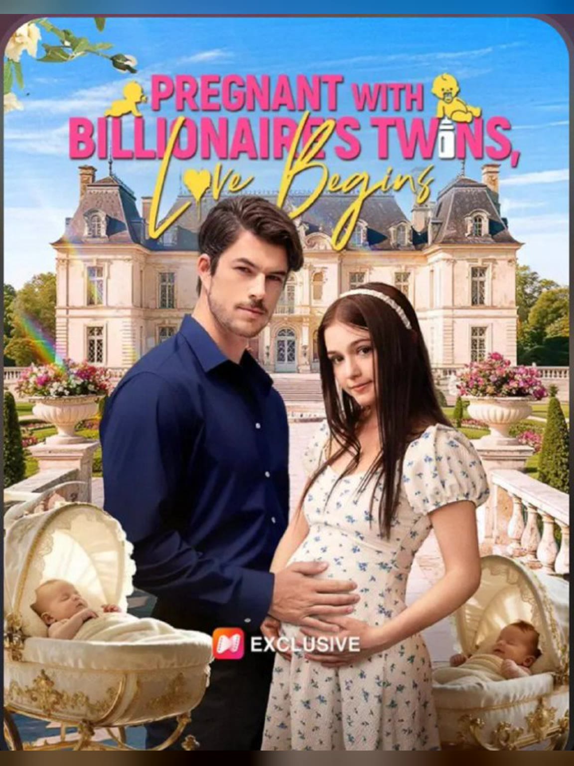 Capa de Grávida de Gêmeos Bilionários o Amor Começa