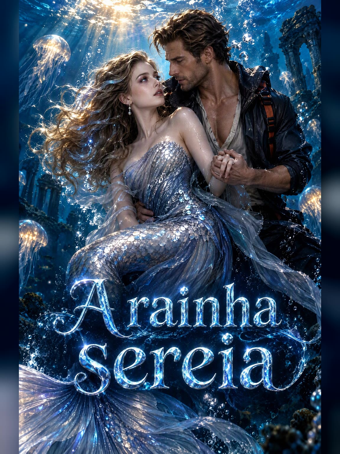 Capa de A rainha sereia