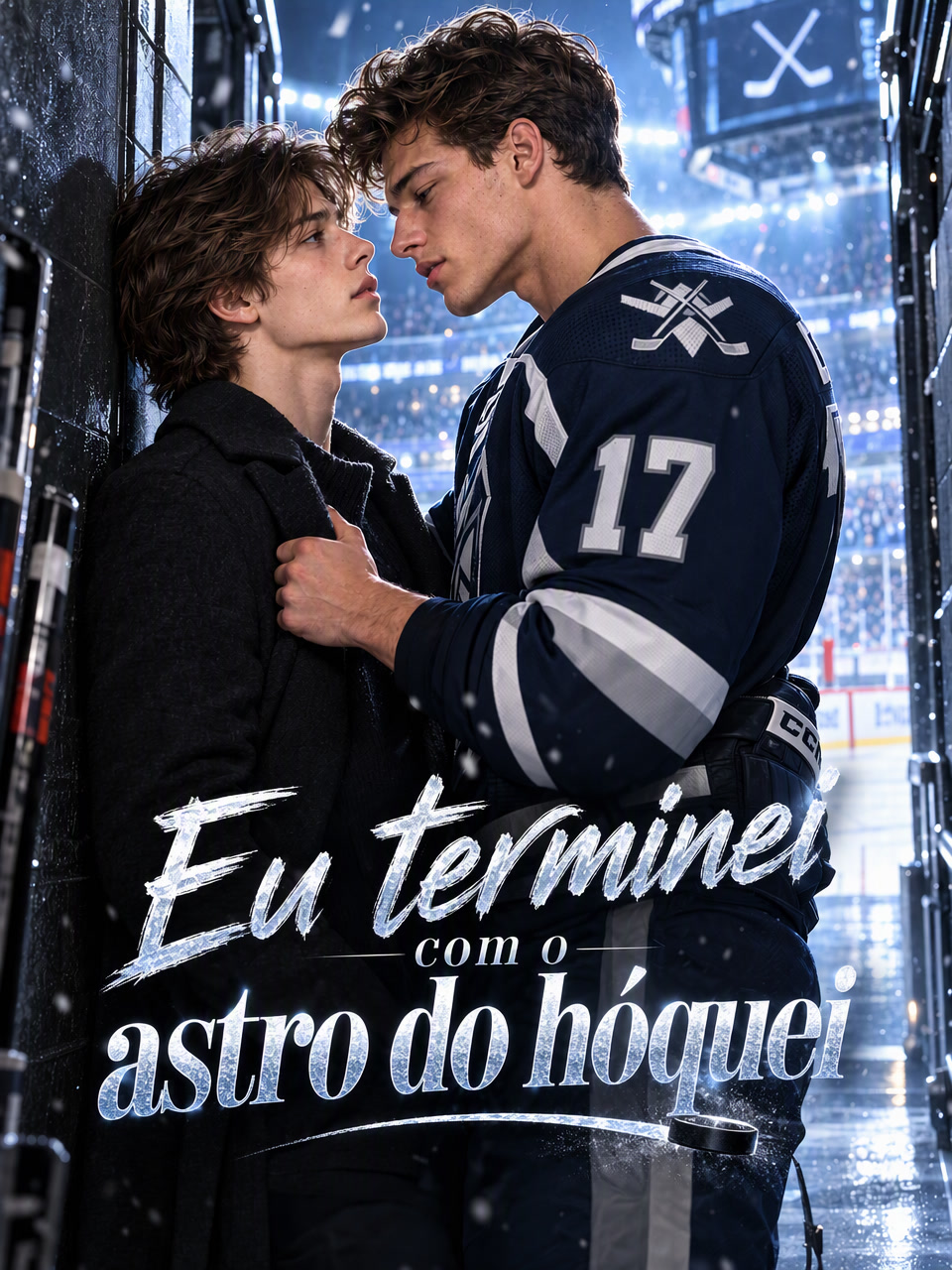 Capa de Eu terminei com o astro do hóquei