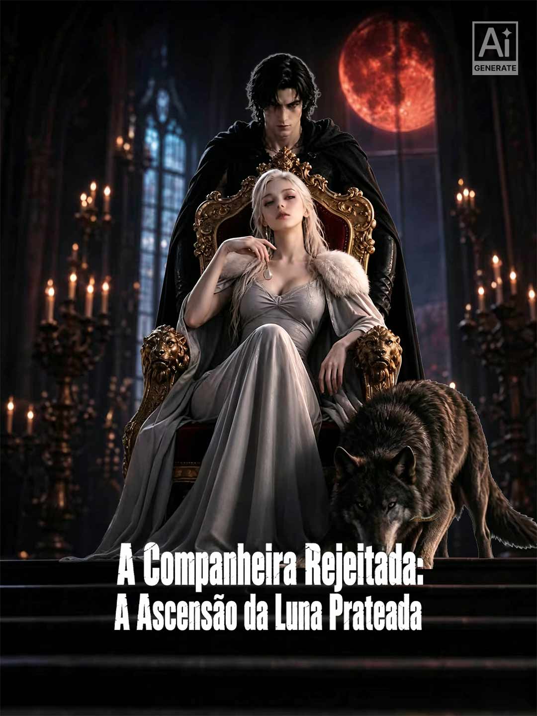 Capa de A Companheira Rejeitada - A Ascensão da Luna Prateada
