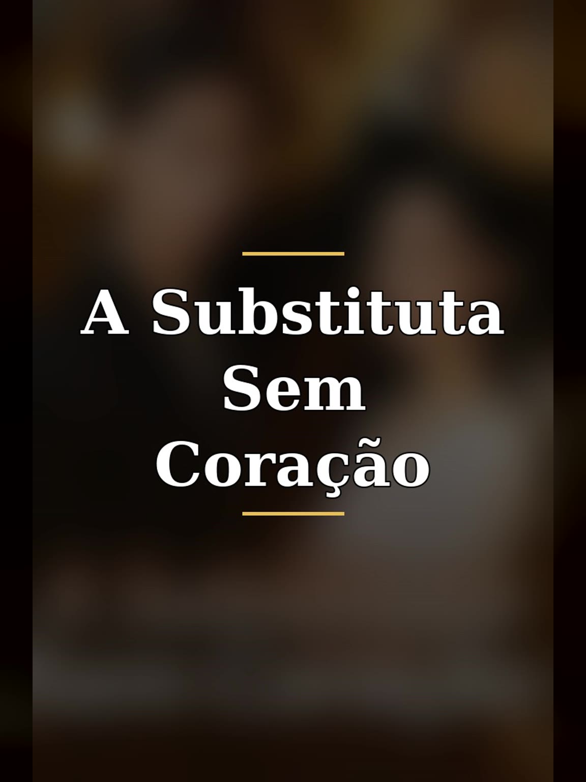 Capa de A Substituta Sem Coração