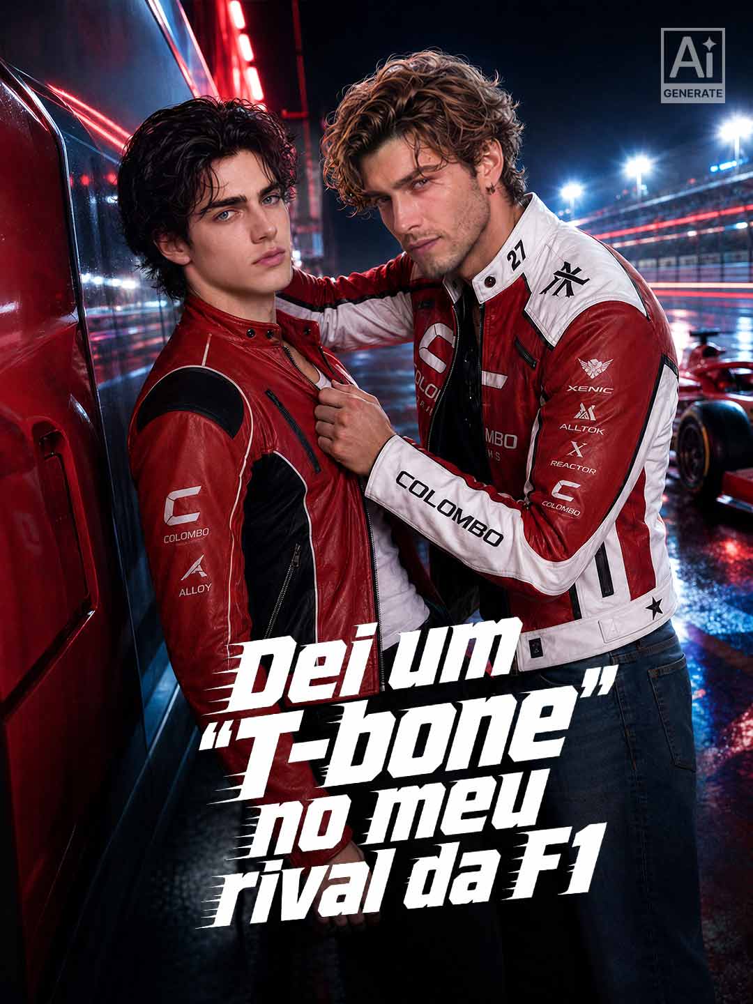 Capa de Dei um T-bone no meu rival da F1