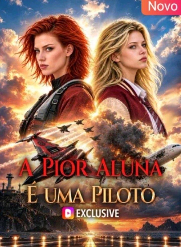 Capa de A Pior Aluna É uma Piloto