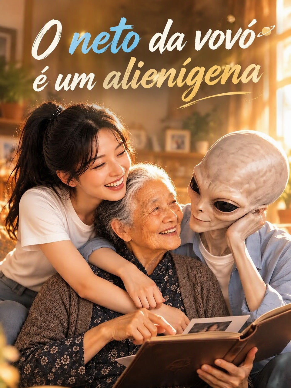 Capa de O neto da vovó é um alienígena