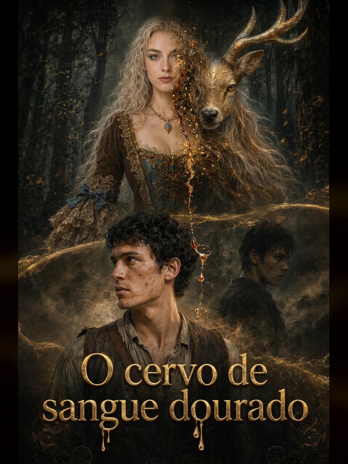 Capa de O cervo de sangue dourado
