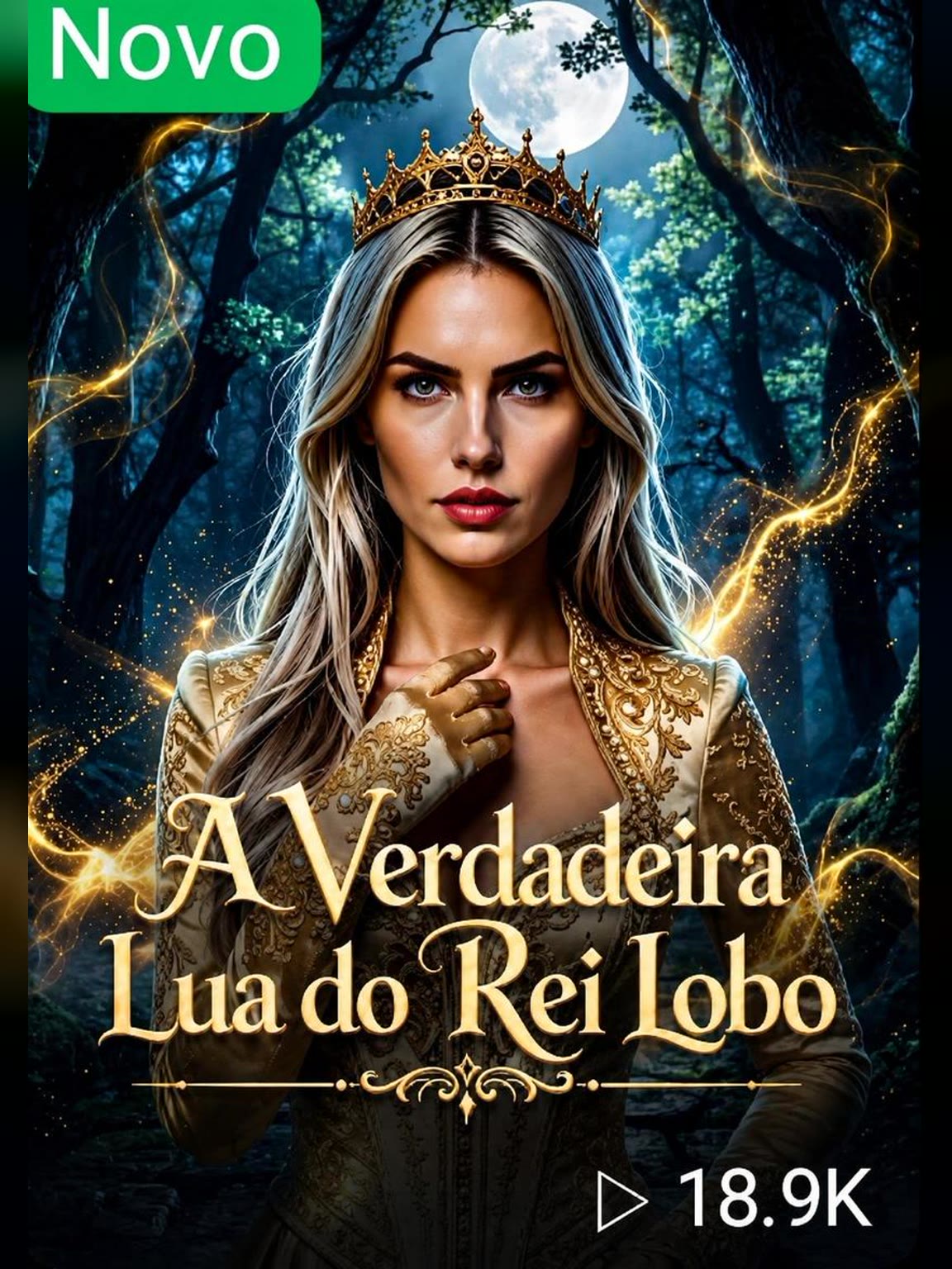Capa de A Verdadeira Lua do Rei Lobo