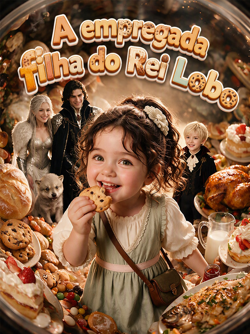 Capa de A empregada filha do Rei Lobo