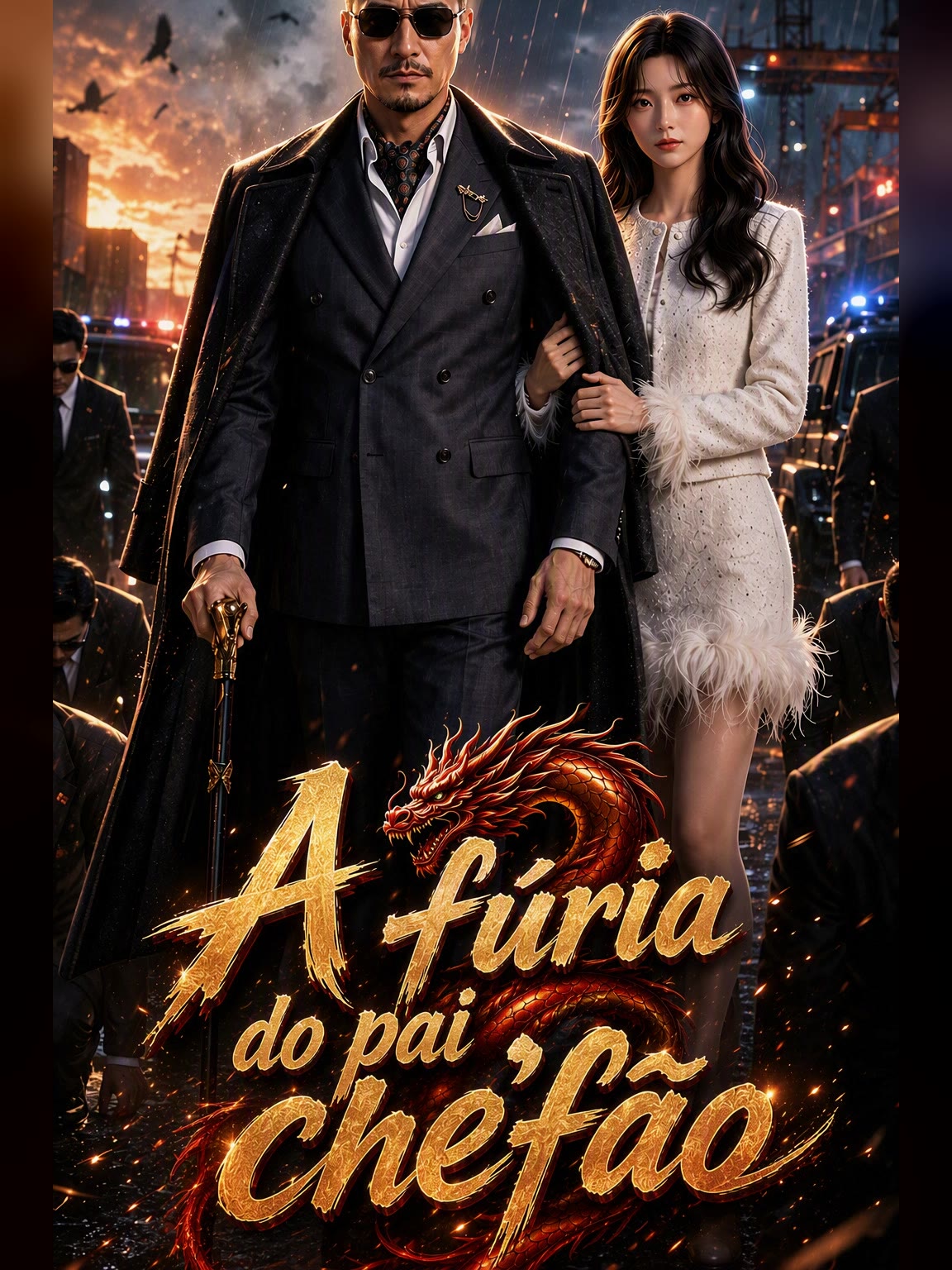 Capa de A fúria do pai chefão