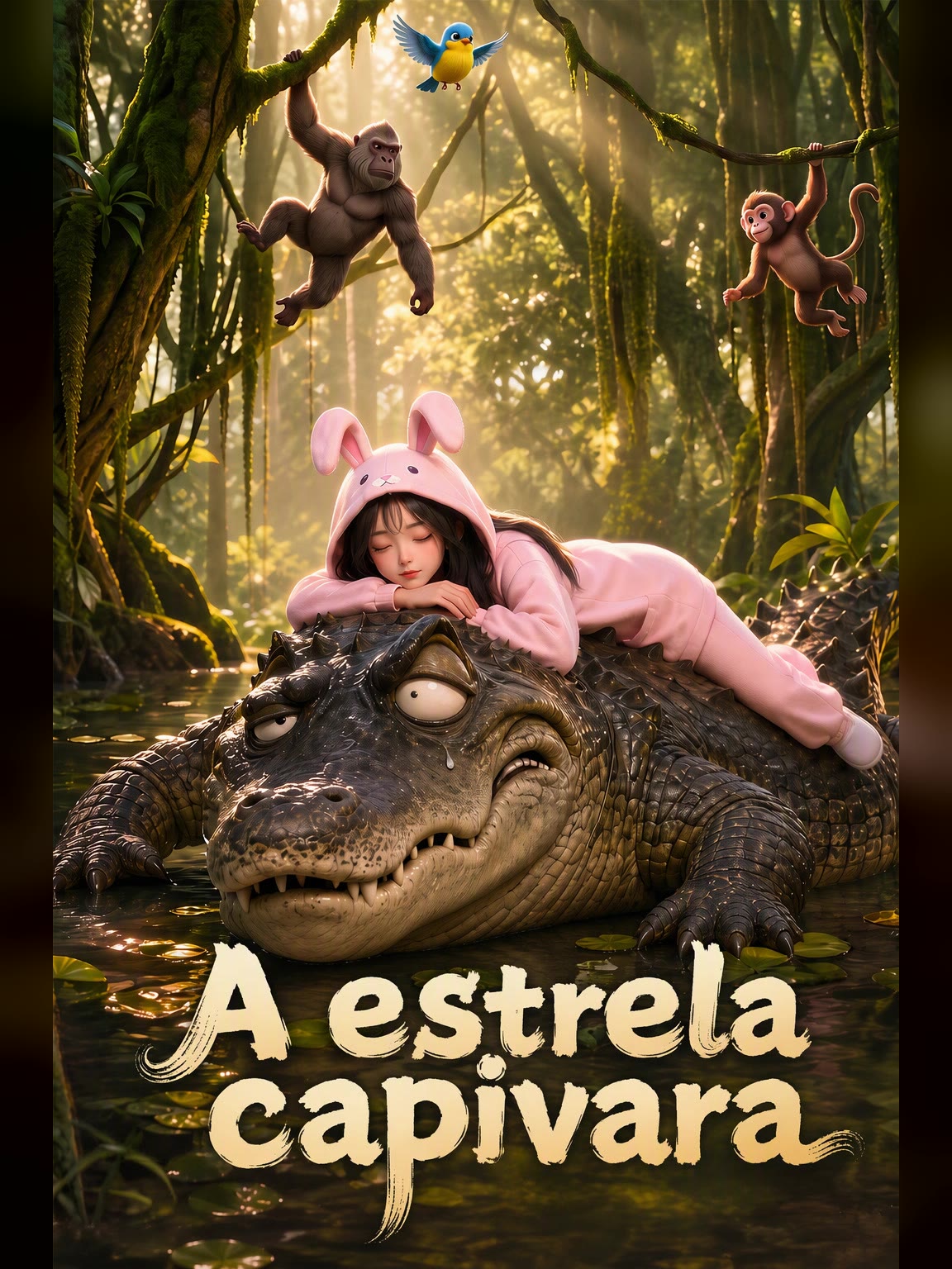 Capa de A estrela capivara