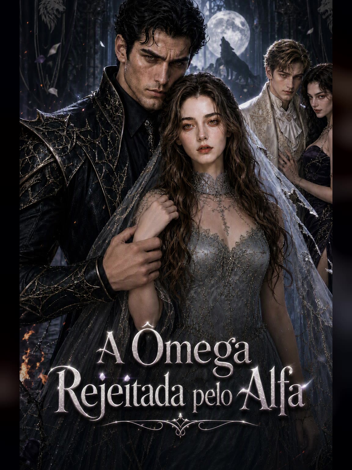 Capa de A Ômega Rejeitada pelo Alfa