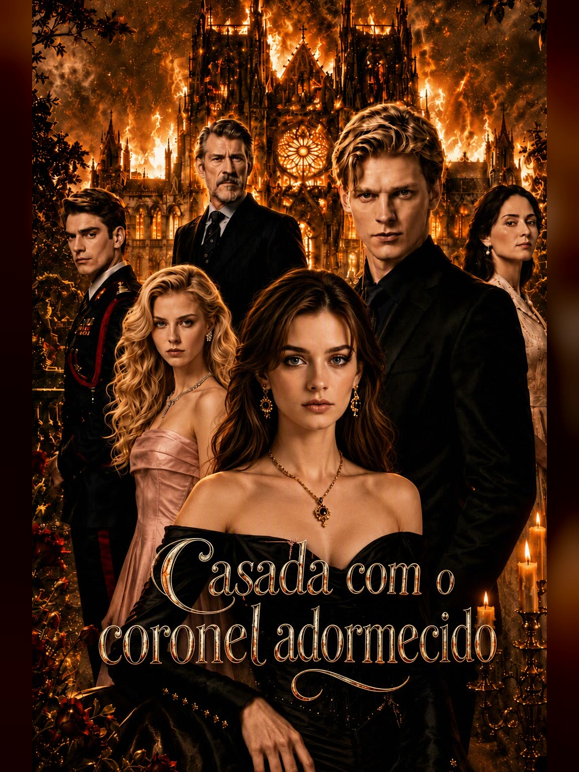 Capa de Casada com o coronel adormecido