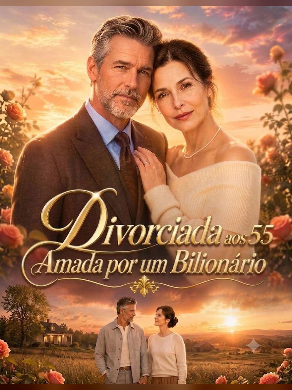 Capa de Divorciada aos 55 Amada por um Bilionário