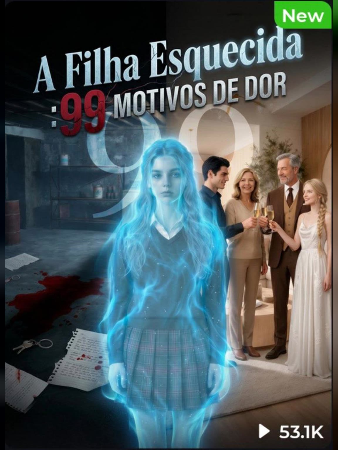 Capa de A Filha Esquecida - 99 Motivos De Dor