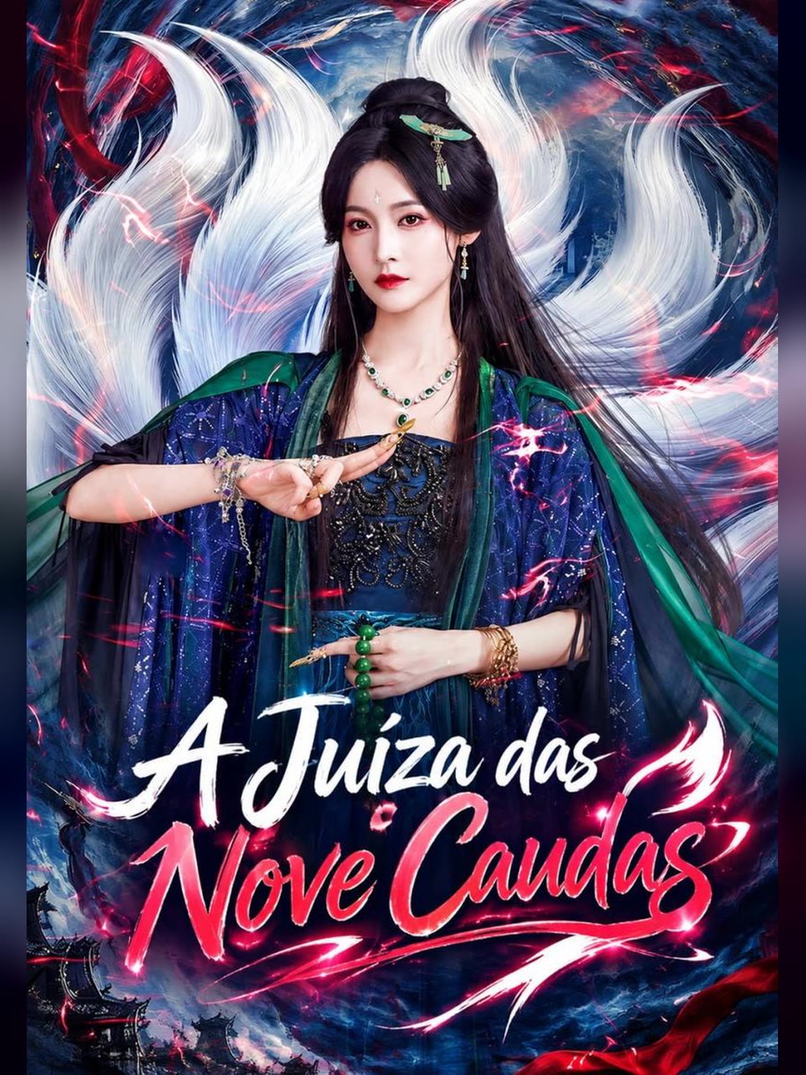 Capa de A Juíza das Nove Caudas