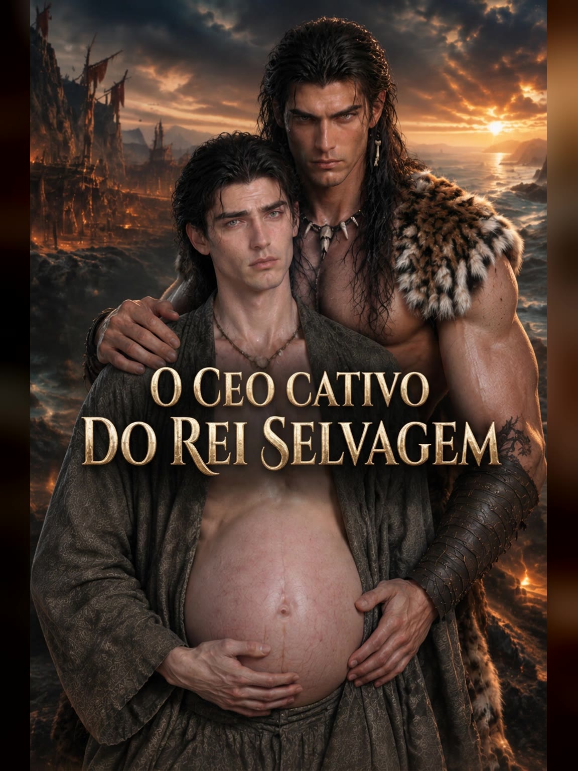 Capa de O CEO cativo do rei selvagem