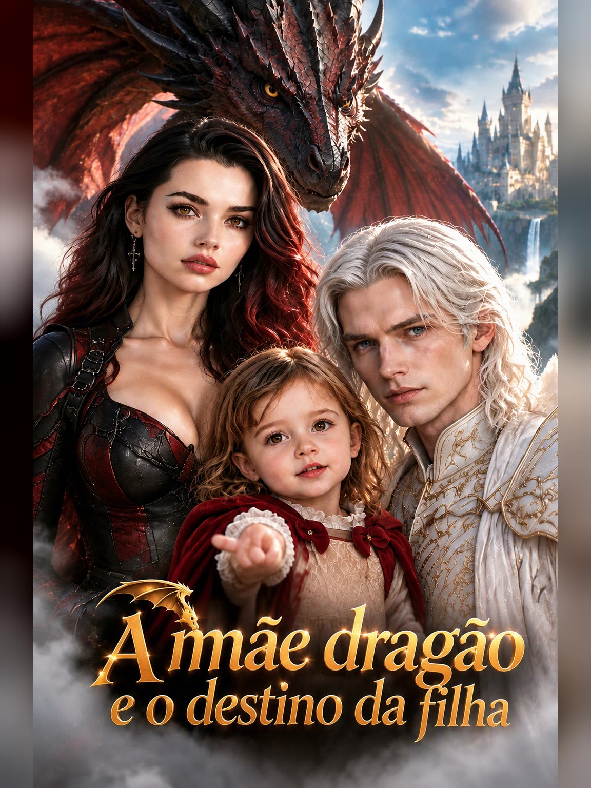 Capa de A mãe dragão e o destino da filha