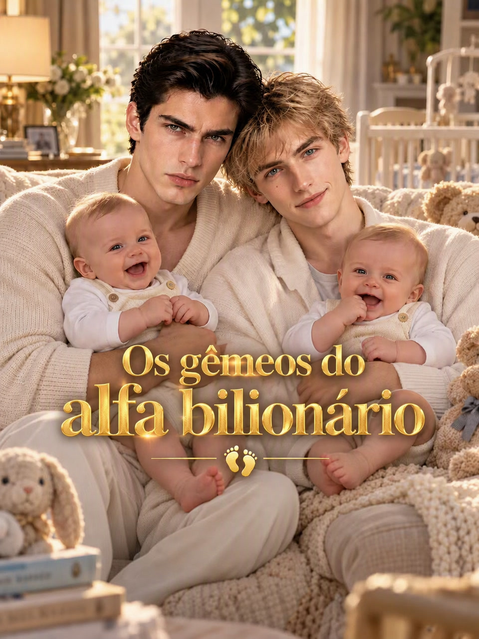 Capa de Os gêmeos do alfa bilionário