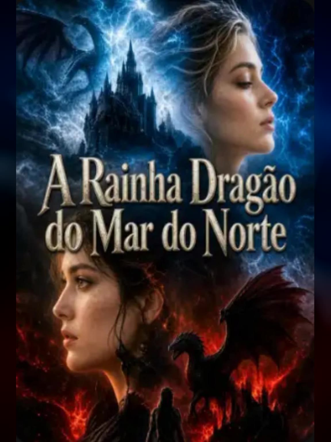 Capa de A Rainha Dragão do Mar do Norte