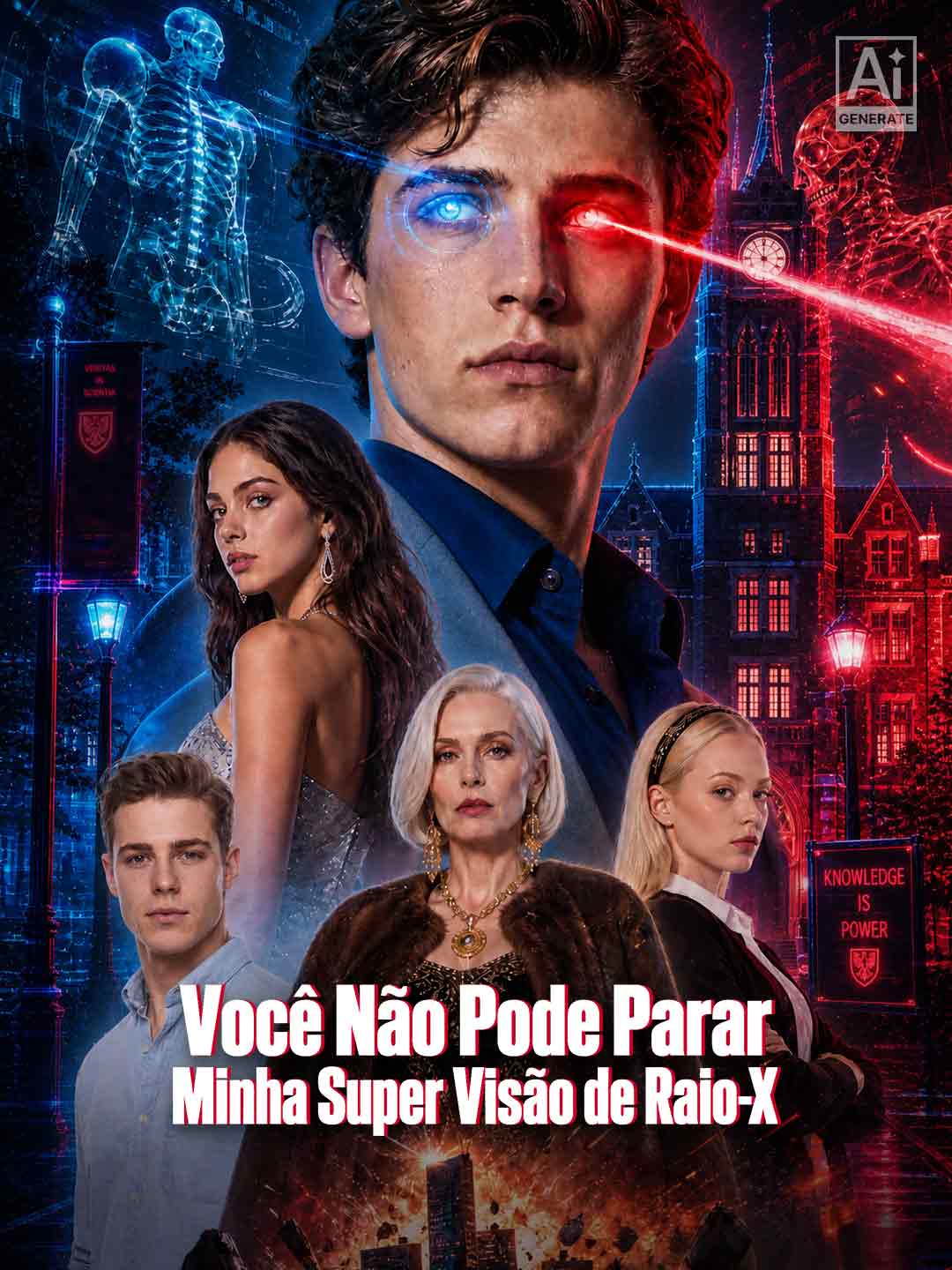 Capa de Você Não Pode Parar Minha Super Visão de Raio-X