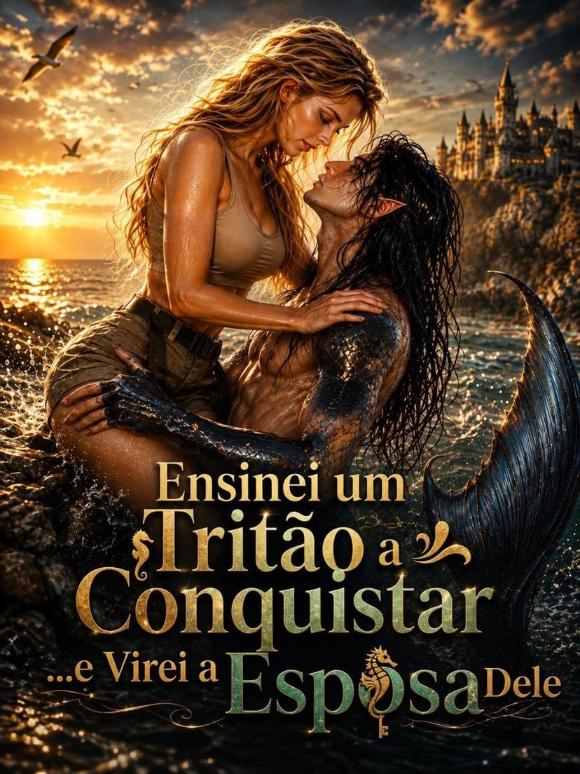 Capa de Ensinei um Tritão a Conquistar... e Virei a Esposa Dele