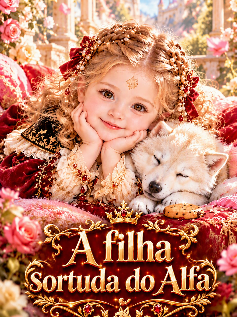 Capa de A filha sortuda do Alfa