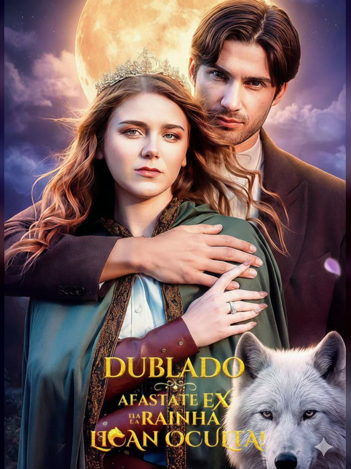 Capa de Afasta-te ex, Ela é a Rainha Lycan Oculta