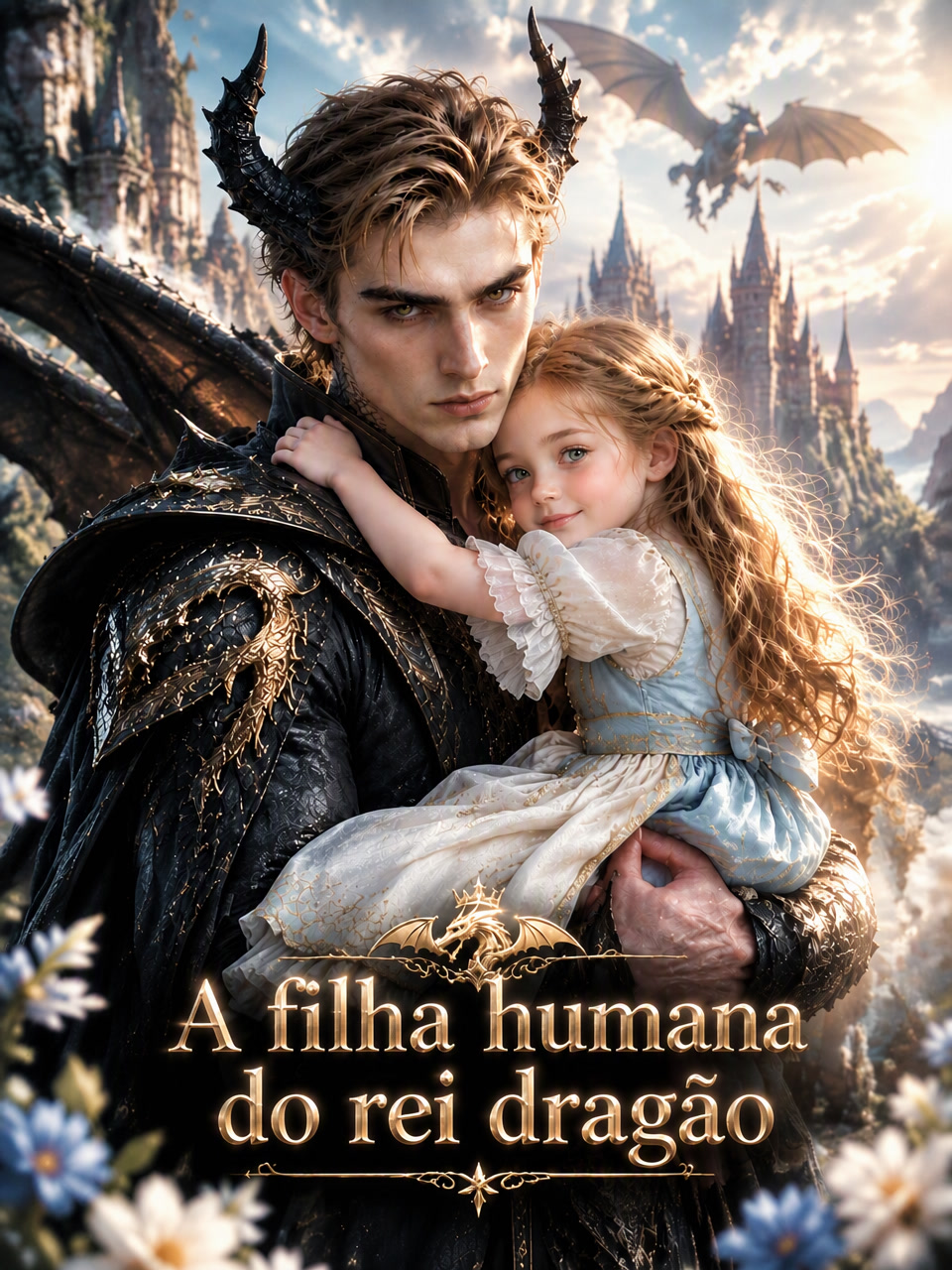 Capa de A filha humana do rei dragão