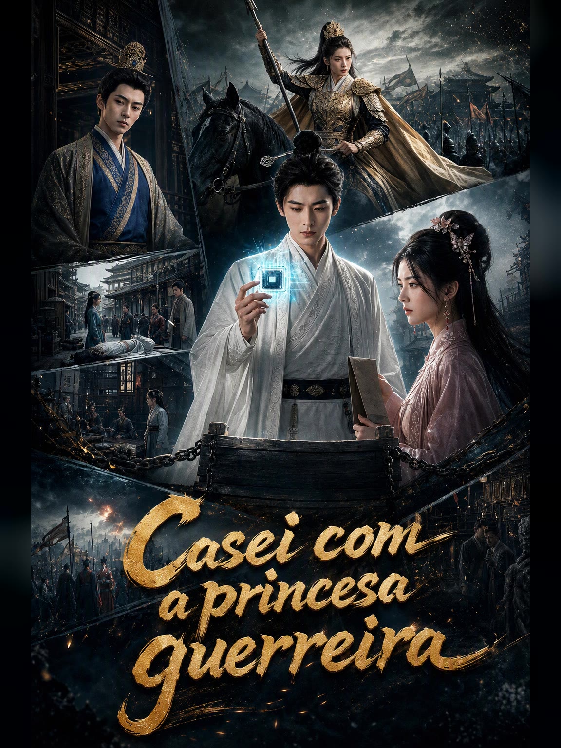 Capa de Casei com a princesa guerreira