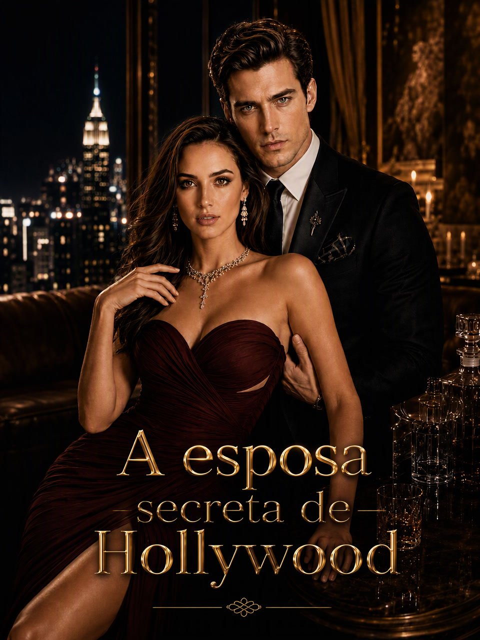Capa de A esposa secreta de Hollywood