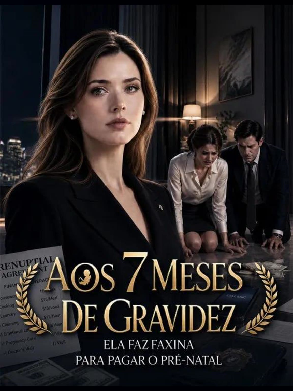 Capa de Aos 7 Meses de Gravidez - Ela Faz Faxina para Pagar o Pré-natal