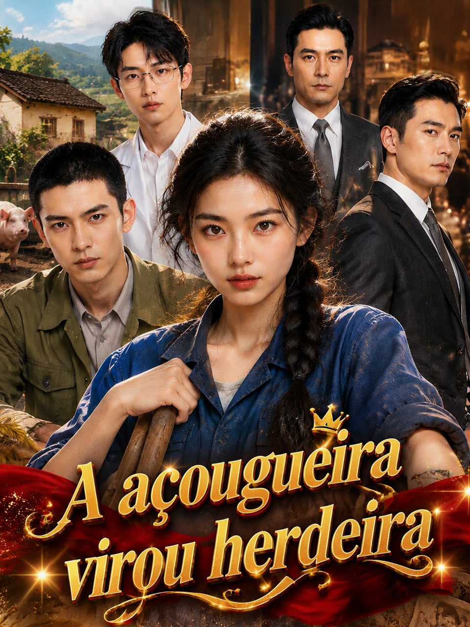 Capa de A açougueira virou herdeira
