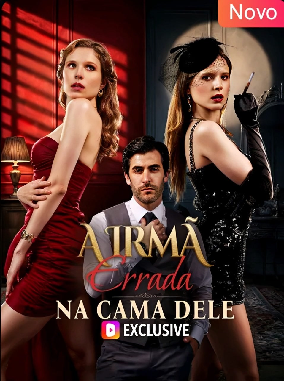 Capa de A Irma Errada na Cama Dele
