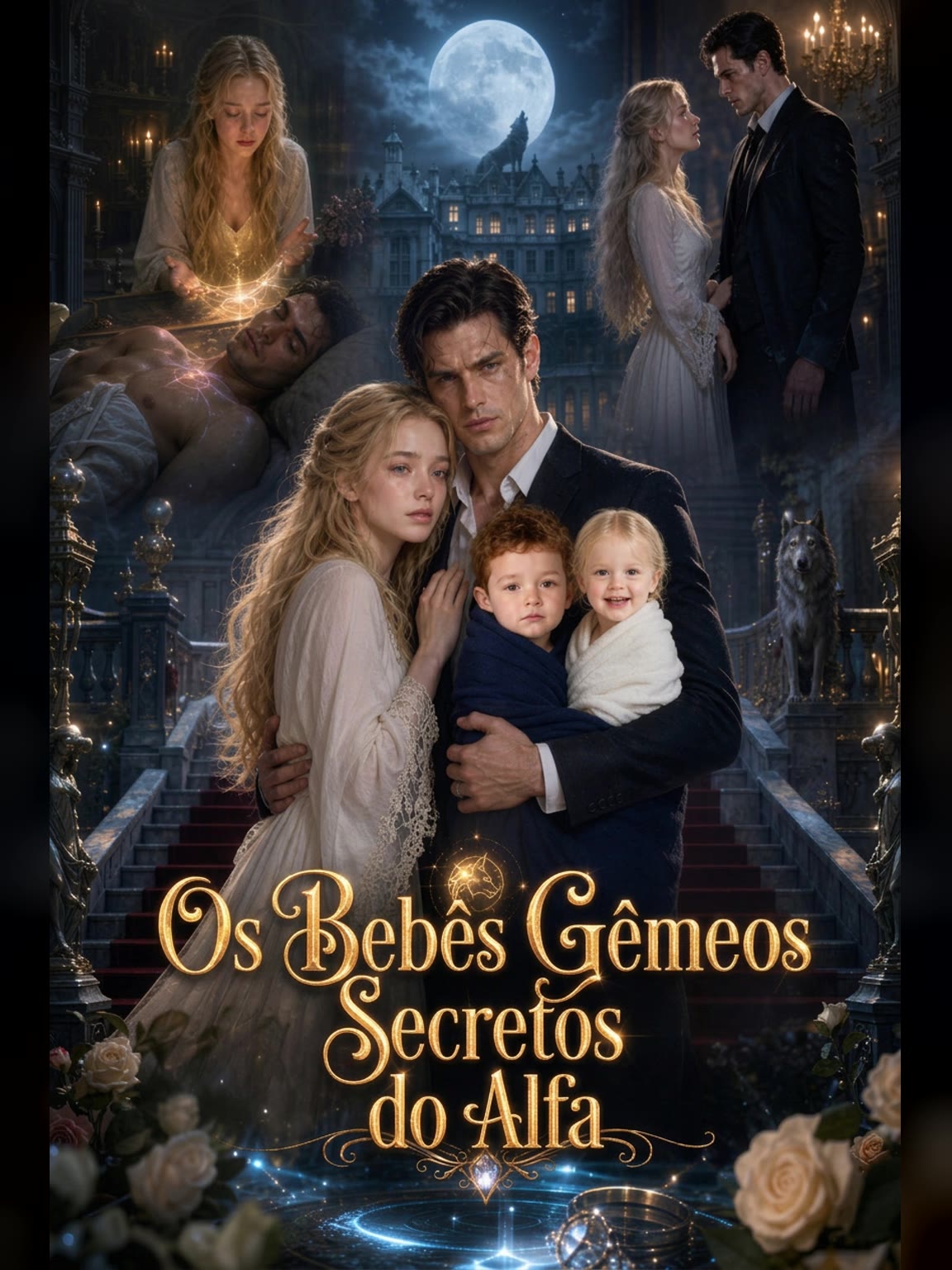 Capa de Os bebês gêmeos secretos do Alfa